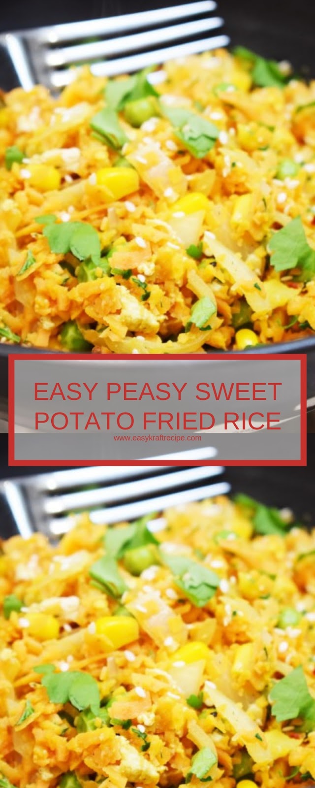 EASY PEASY SWEET POTATO FRIED RICE