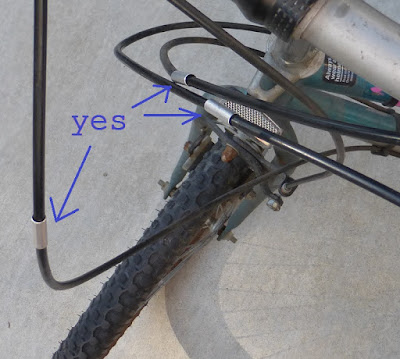brake and shifter cables with couplings