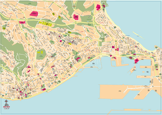 Mapa de Las Palmas de Gran Canaria 