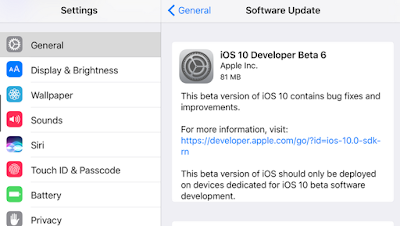 iOS 10 Update iOS 11