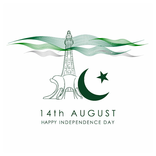 14 August Happy Independence Day Card Vector Download 14 August Card Vector