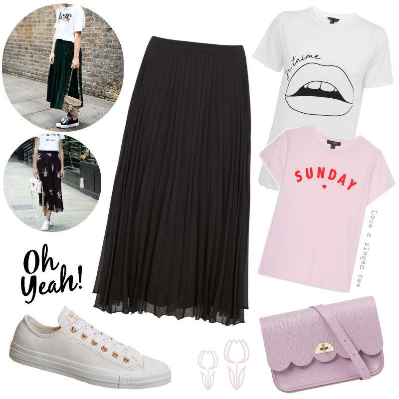 Three ways to wear - the pleated midi skirt | Easy everyday Three ways to wear - the pleated midi skirt | Easy everyday