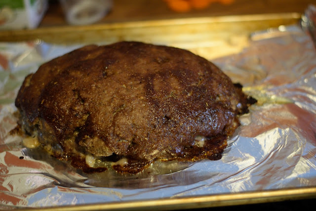 The half-cooked meatloaf