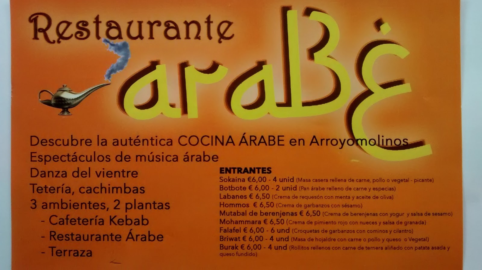 Restaurante "ARABE"