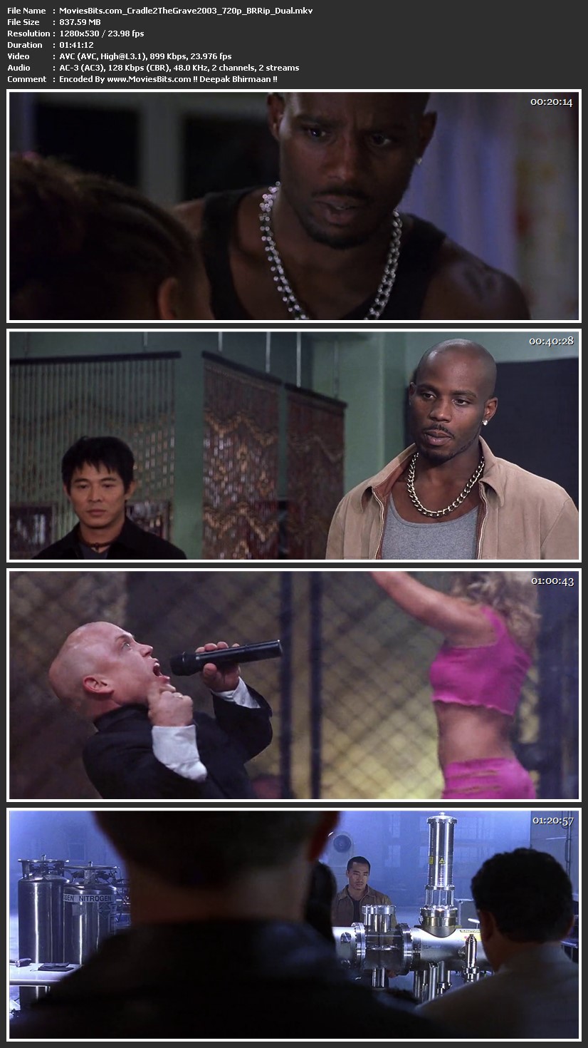 Cradle 2 The Grave 2003 720p BRRip Dual Audio 840mb MovieBits