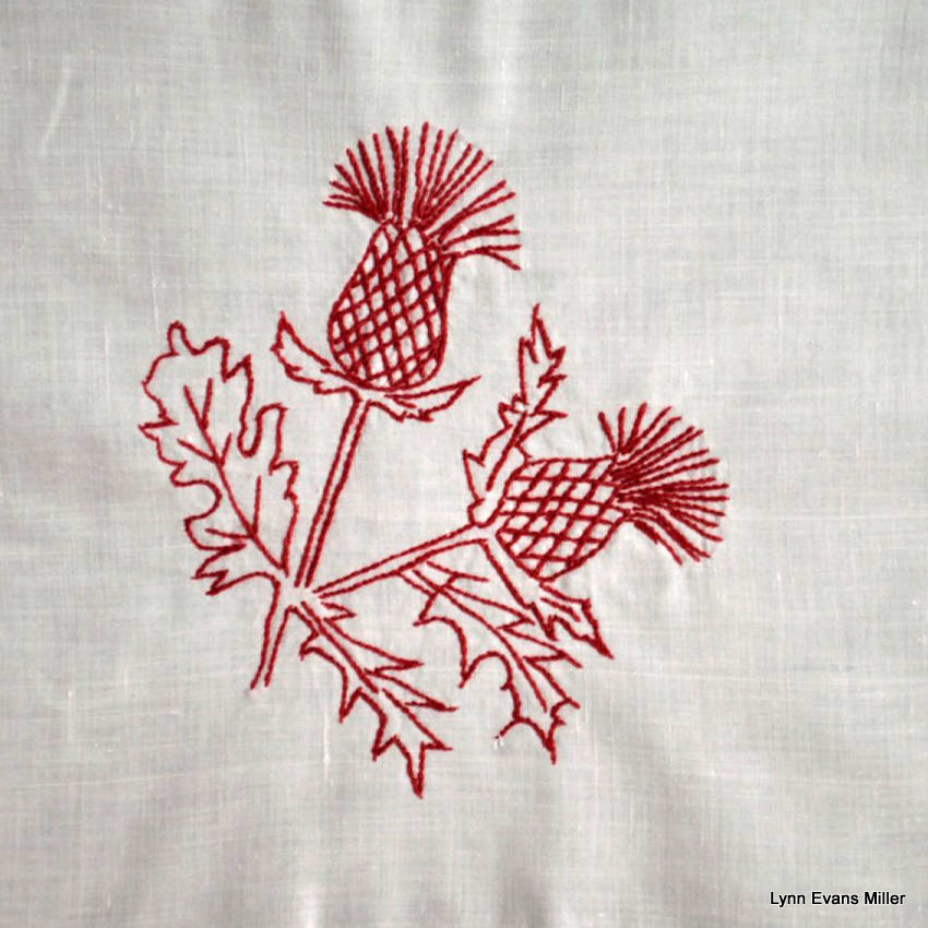 QuiltsVintage and Antique Redwork Pattern V