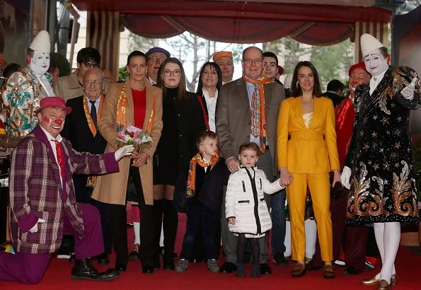 Prince Albert, Crown Prince Jacques, Princess Gabriella, Princess Stephanie, Camille Gottlieb and Pauline Ducruet