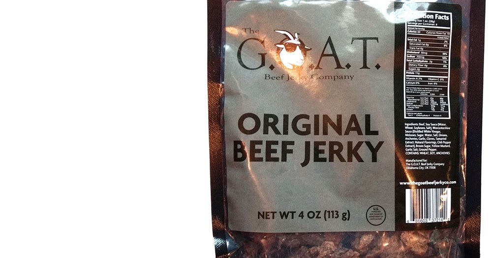 The G.O.A.T. Beef Jerky Company Original Beef Jerky Reviews