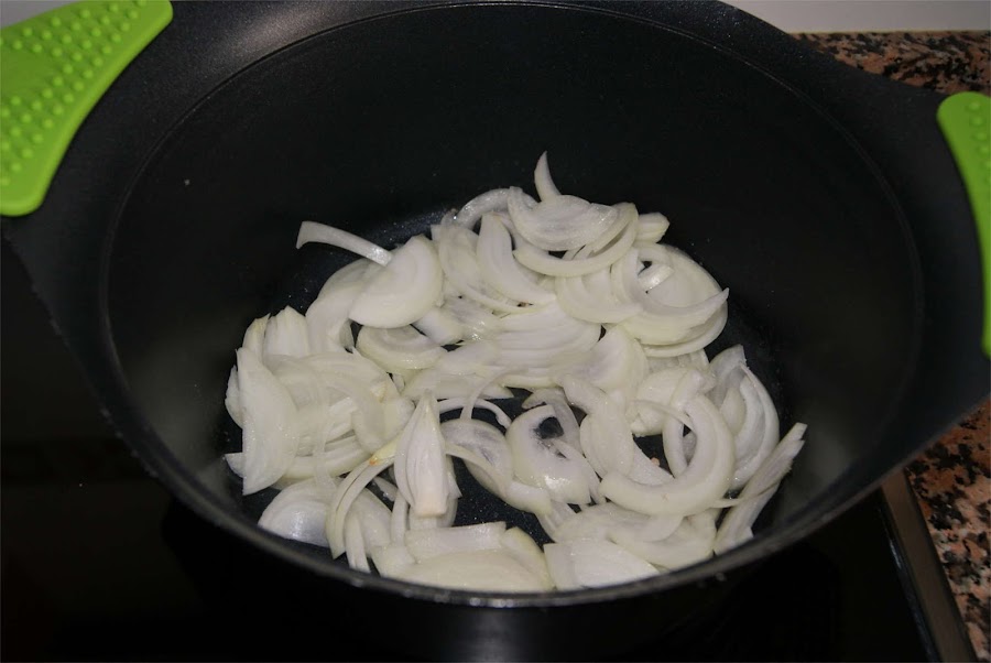 sopa de cebolla y bacon paso 2