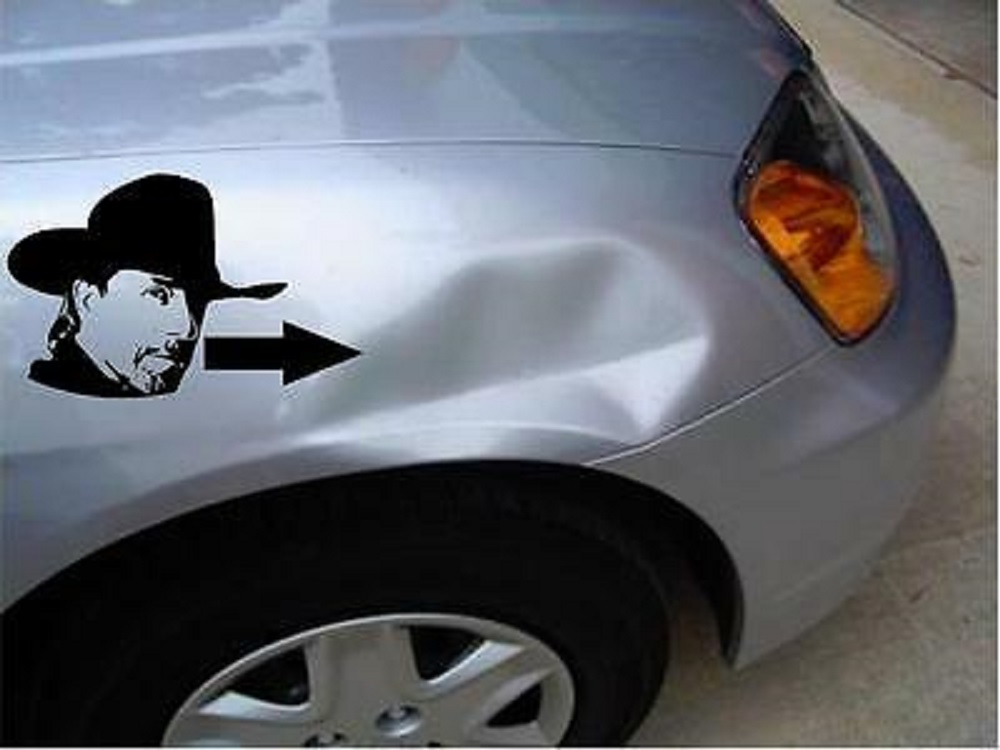 Never ask Chuck Norris to autograph your car ~