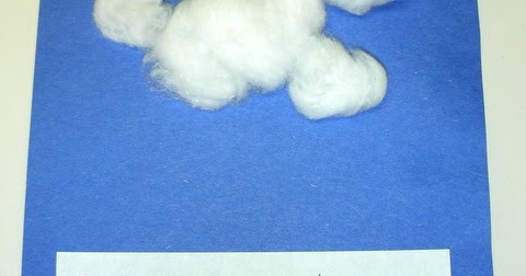 Tippytoe Crafts: Cotton Ball Clouds