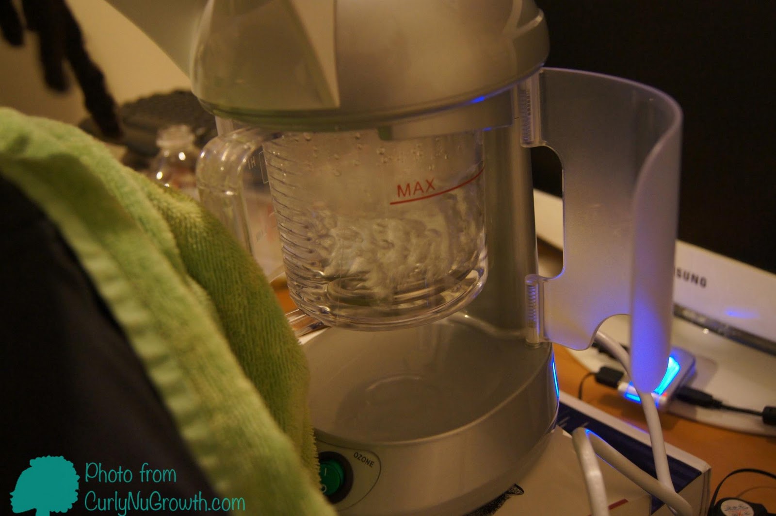 CurlyNuGrowth it begins hair. Hair Steamer Treatment on LocsMyths