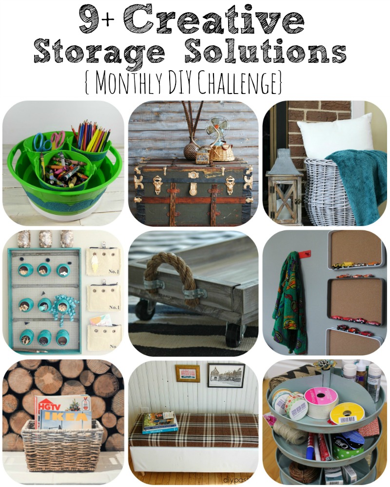 Creative Storage Solutions! Get organized with these DIY projects!