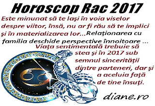 Horoscop 2017 Rac