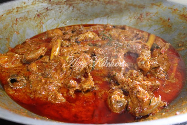 Rendang Ayam Kampung Dara Organik