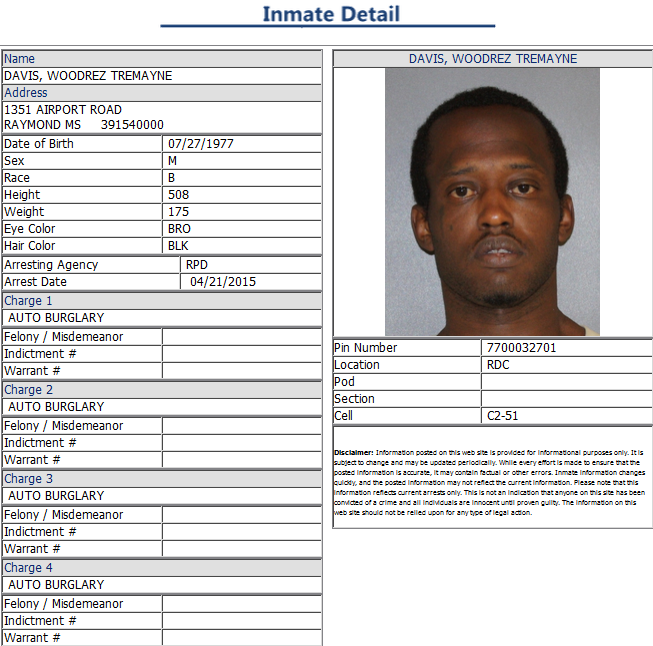 Hello USA hinds county inmate search