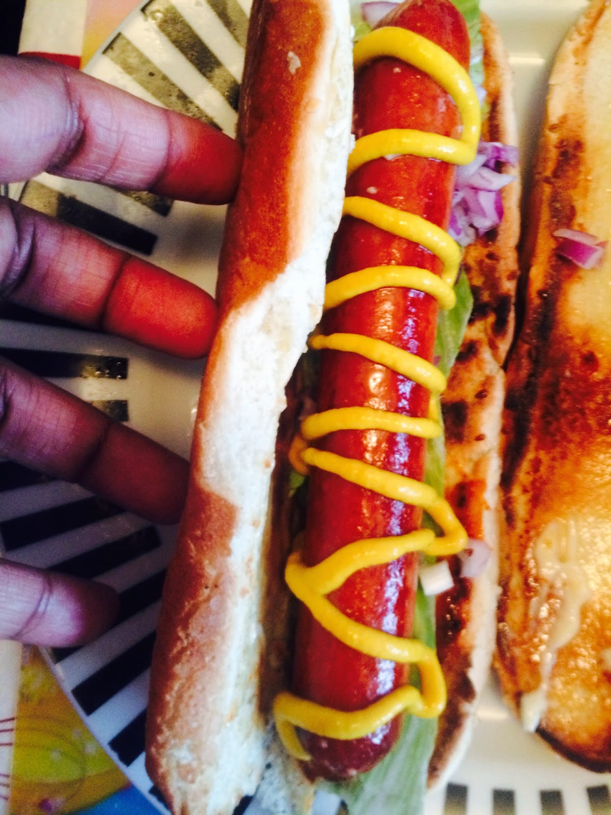 My Kitchen's Aroma Hot Dog Sandwich