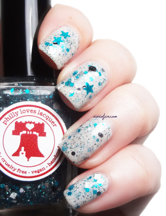 xoxoJen's swatch of Philly Loves Lacquer Bird Gang duo