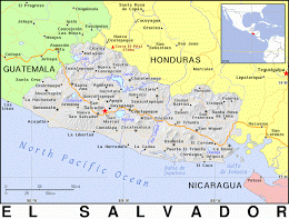 Map of El Salvador