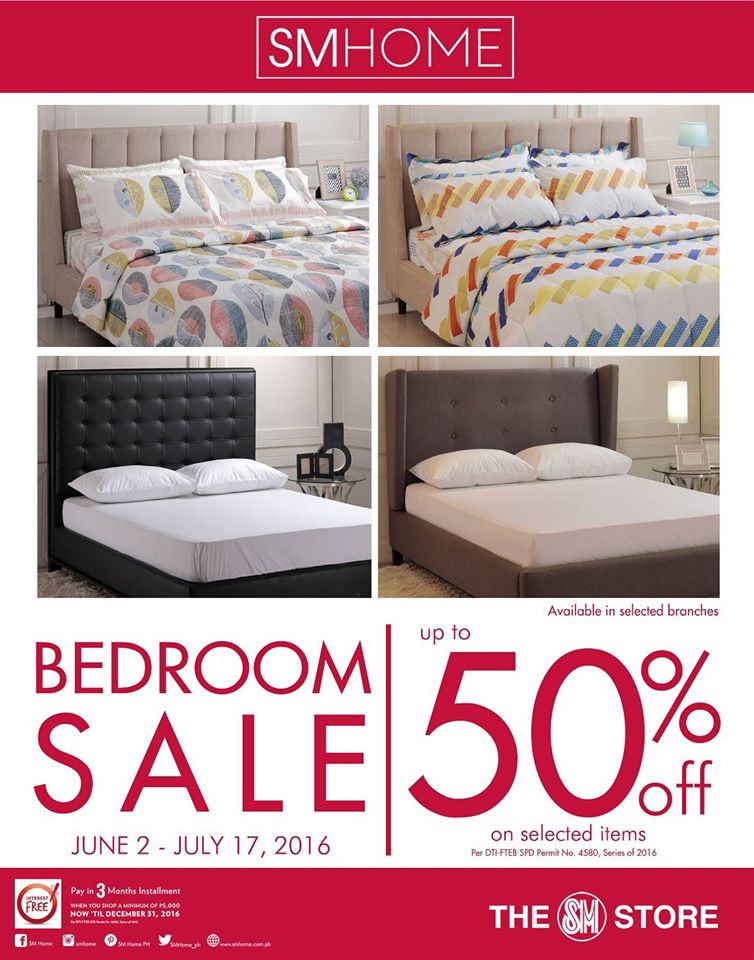Manila Shopper SM Home Bedroom SALE JuneJuly 2016