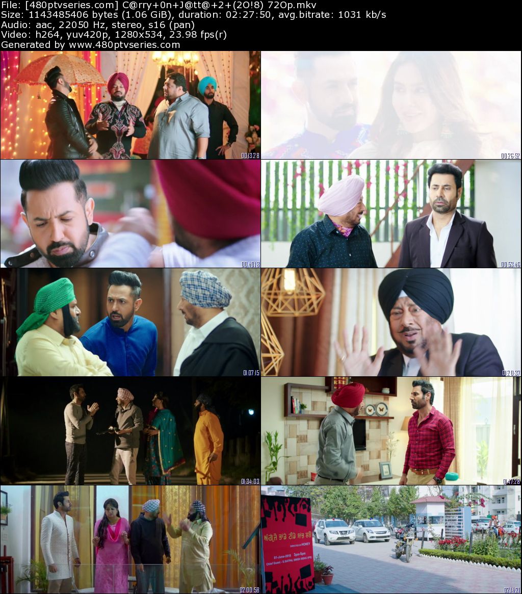 carry on jatta 2 hdrip 720p