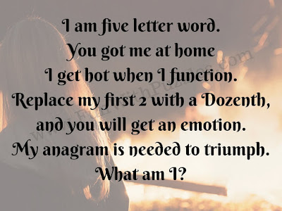 Word Puzzle in which you have to find "What am I"?