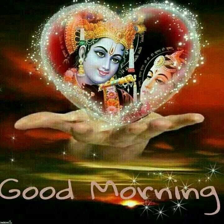 Image for Whatsapp Image for Apps Good Morning Radha and Krishna HD