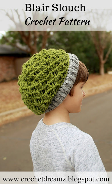 Crochet Dreamz: How to make a Slouchy Hat, Slouch Hat Crochet Pattern ...