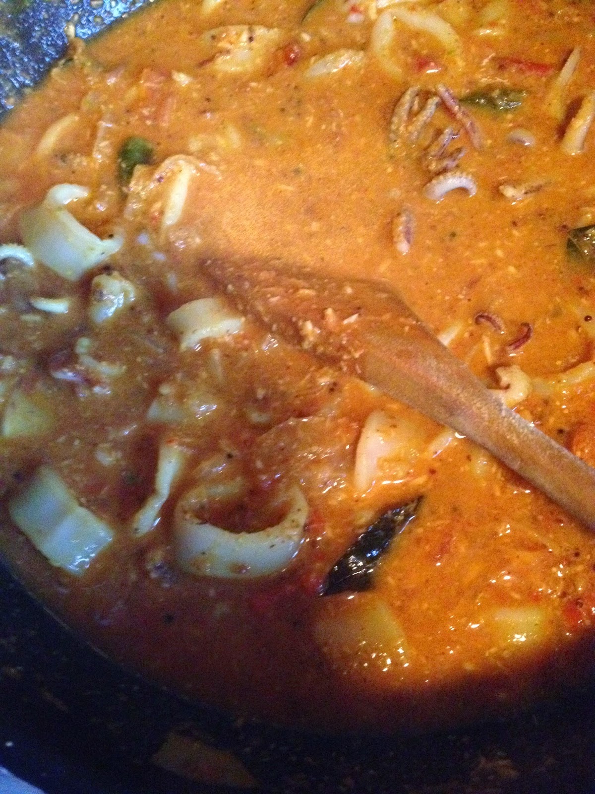 Jaanu's food Diary: South Indian Squid Curry - Rick Stein