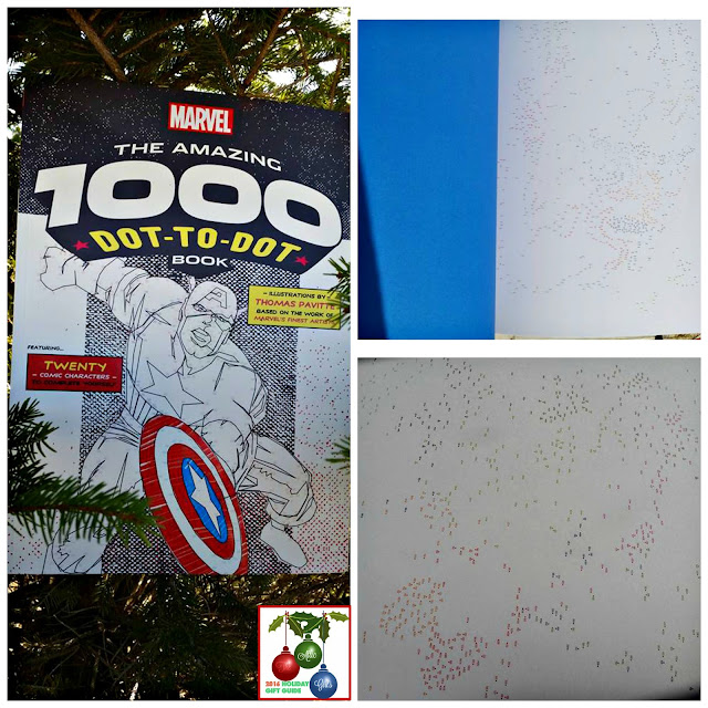 Marvel: The Amazing 1000 Dot-to-Dot Book gifts for him, last minute gifts, Marvel fans, fantasy