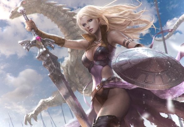 As belas mulheres nas ilustrações de fantasia e ficção científica de Heon Hwa Choe a.k.a. Kilart Heon Hwa Choe kilart artstation deviantart arte ilustrações fantasia ficção científica games mulheres