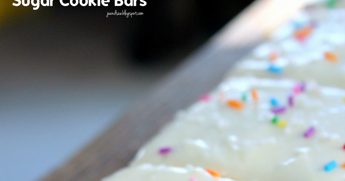 Jo and Sue Sugar Cookie Bars (for a crowd)