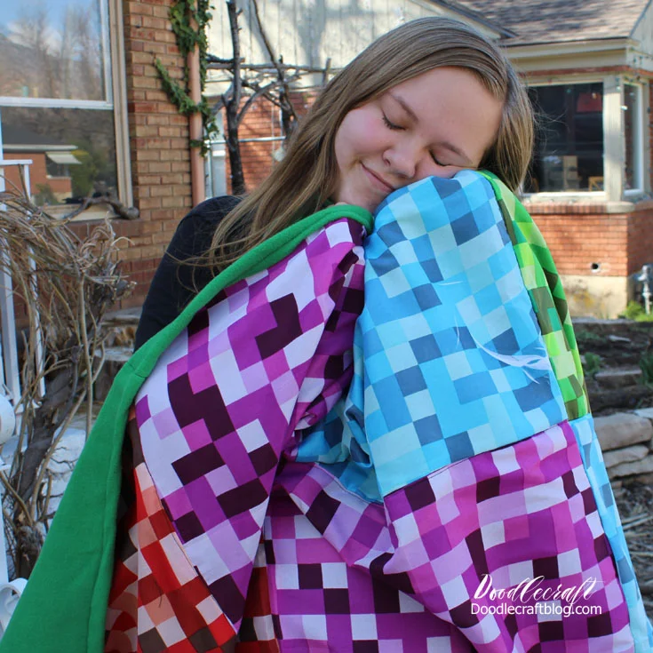 Make Your Own Minecraft Skin Blanket!