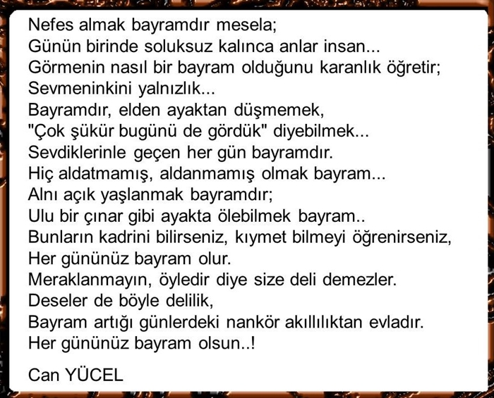 biz bize cafe her gununuz bayram olsun