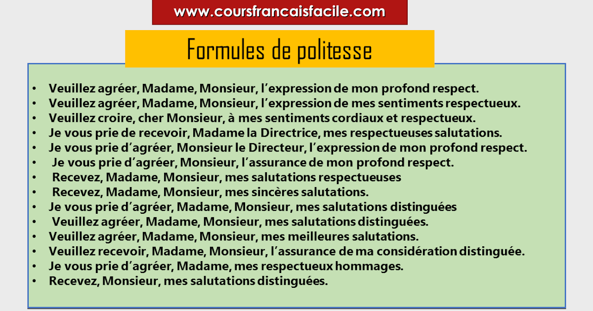 Page De Garde D'un Devis Avec Formule De Politesse Découvrir 78+ imagen formule de politesse pour un maire écrite par un