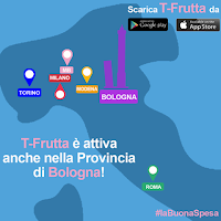 T-Frutta attiva anche a Torino e Bologna Logo T-Frutta attiva anche a Torino e Bologna