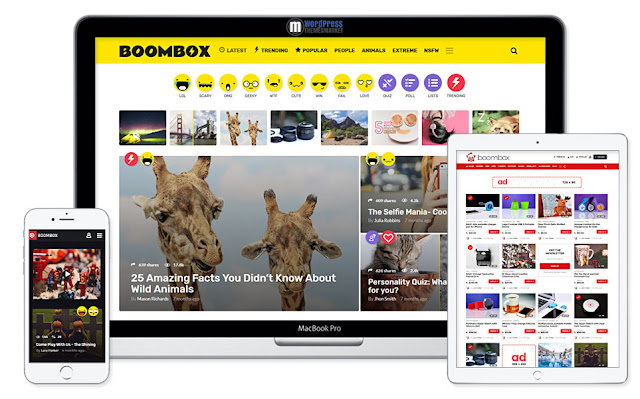 قالب BoomBox — Viral Magazine WordPress Theme قالب فيرال - قالب BoomBoz - تحميل - قوالب فيرال ووردبريس - Viral Theme