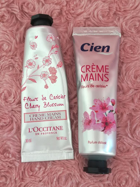 La crème pour les mains à la fleur de cerisier l'Occitane 