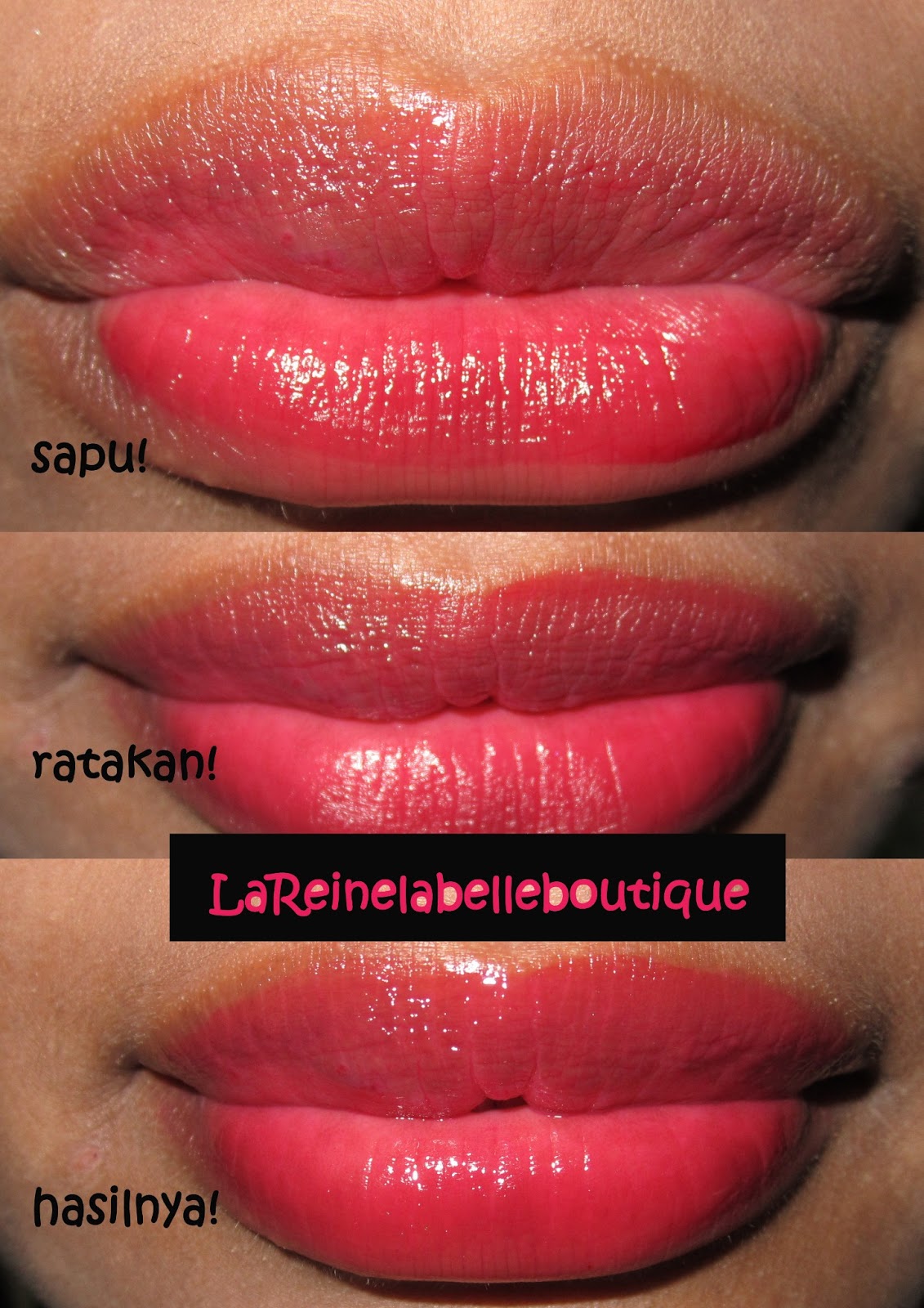 myWonderwalL tutorial to wear Obuse lip tint