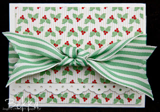 Holly Berry Specialty Papers Gift Card Holder