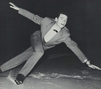 Photograph of Olympic Gold Medallist in figure skating Manfred Schnelldorfer