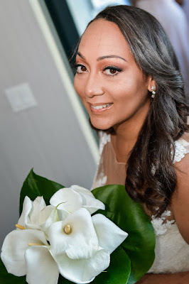 The bride full of joy deep withing her heart. The bride full of joy deep withing her heart.