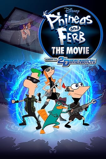 Phineas and Ferb - Across the Second Dimension (2011) 1080p BDRip Dual Latino-Inglés (Animación, Aventuras. Ficción)