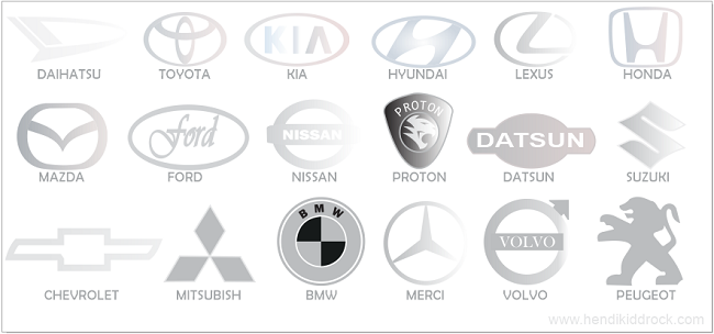 Kumpulan Logo Merek Mobil Format CDR - Kang Design
