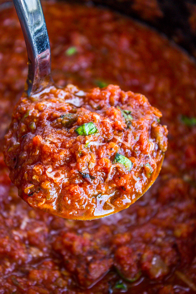 The BEST FromScratch Slow Cooker Pasta Sauce Recipes Slow Cooker or