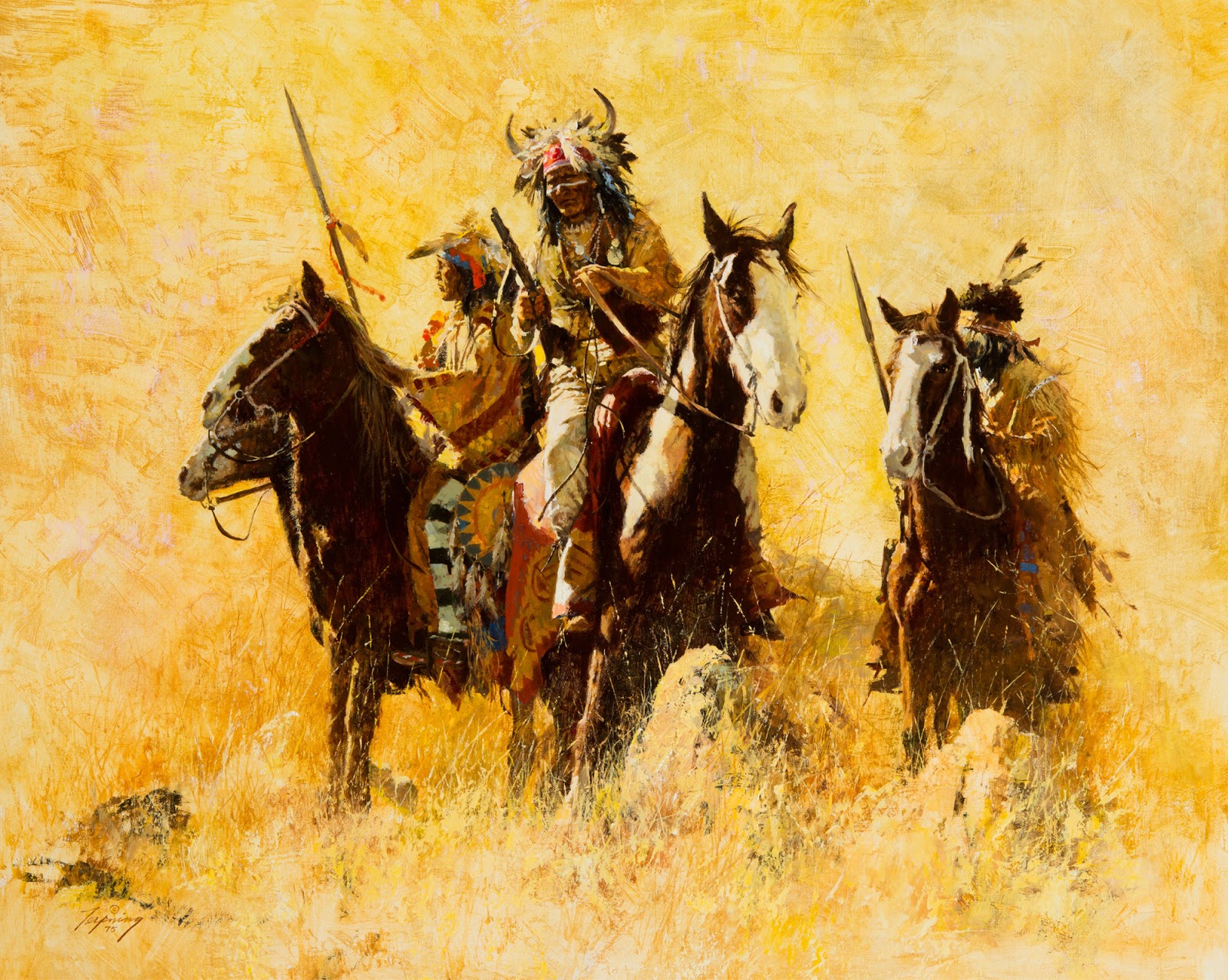 Живопись Апачи Howard Terpning