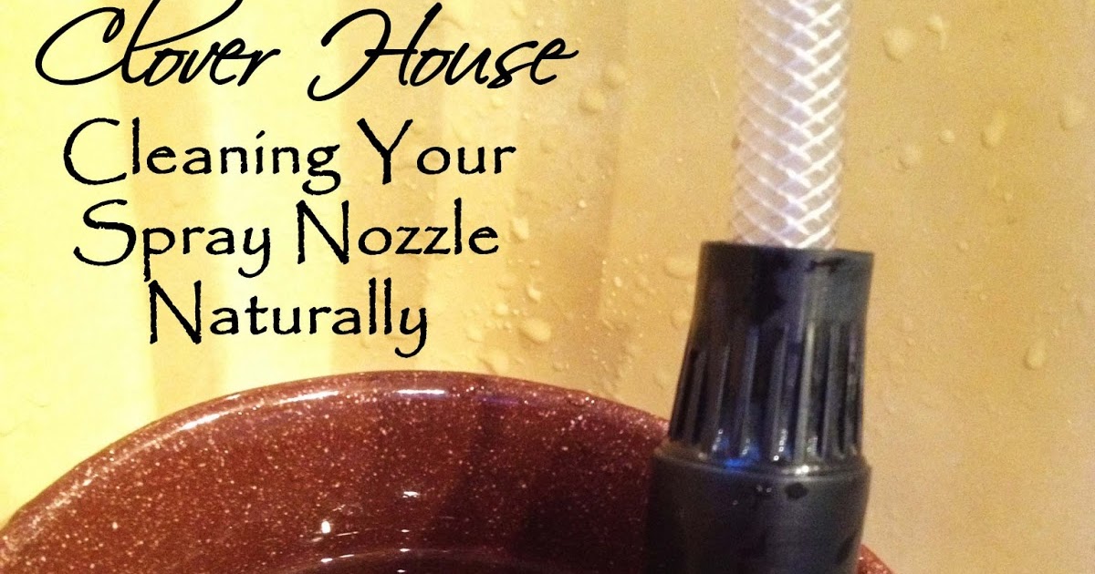 Clover House Cleaning Your Sink's Spray Nozzle Naturally