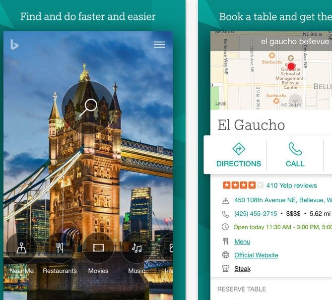 Bing for iOS updated with new reading mode option, music page Update to Microsoft Bing's iOS app brings new reading mode option