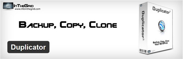 Duplicator plugin for backup