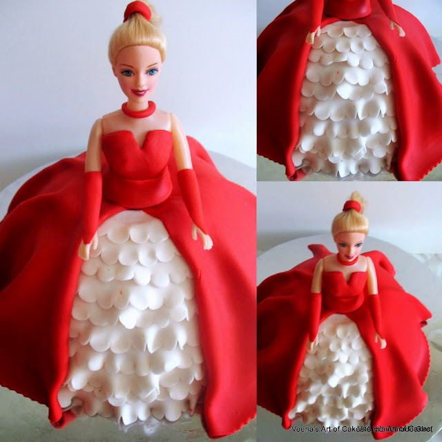 A princess doll cake.